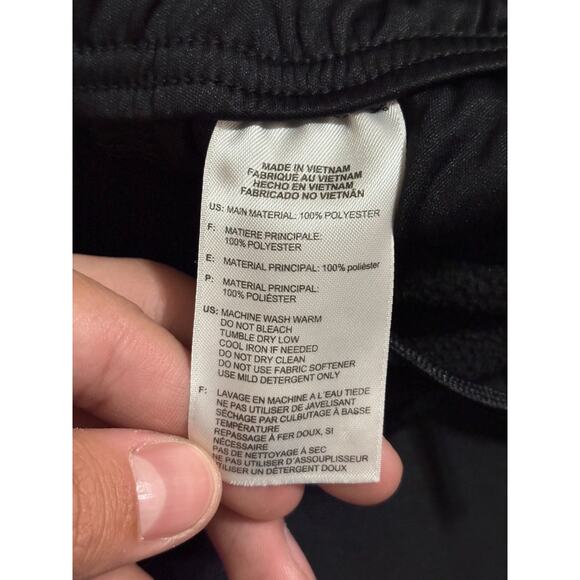 Adidas Black Baggy Wide Leg Sweatpants Track Pants Y2K Skater Comfy - Men’s XL - Picture 5 of 10